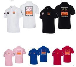 Costume polo de moto, T-shirt à manches courtes de l'équipe d'été avec la même personnalisation, nouvelle collection