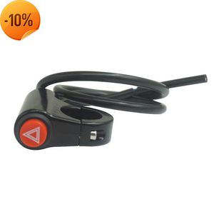 Nouveau moto interrupteur feux de détresse bouton de commutation électrique double Flash avertissement lampe d'urgence Signal clignotant moto accessoires