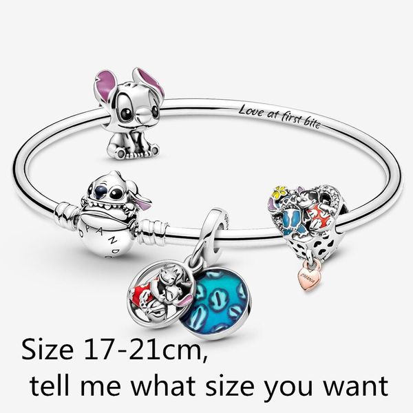 Nueva Sra. Esposa Charm Pulseras de diseñador para mujer DIY fit Pandoras Little Mermaid Spider Colección completa Pulsera Conjunto de joyas Fiesta de Navidad Regalo de vacaciones con caja