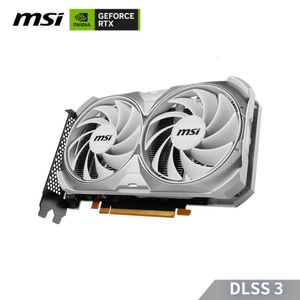 Nouveau MSI GeForce RTX 4060 VENTUS 2X blanc 8G OC GDDR6 8GB 128Bit RTX4060 carte graphique jeu GPU placa de vidéo