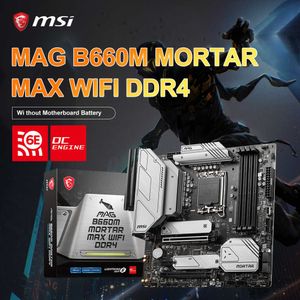 Nouveau MSI MAG B660M MORTAR MAX WIFI DDR4 Carte mère Micro-ATX 128GB Support 12/13th Gen Intel Core i5 i7 i9 CPU LGA1700 Placa me