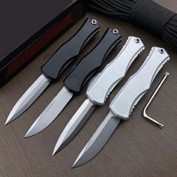 NOUVEAU MT Vis cachée conception II génération AUTO Couteau D2 Lame Double Action Tactique Poche Couteau Pliant Chasse Pêche EDC Outil de Survie