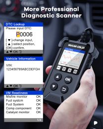 Nieuwe mucar CDL20 OBD2 Scanner Auto diagnostische tools Lifetime gratis Automotivo Code Reader Check Engine Full OBD 2 -functies