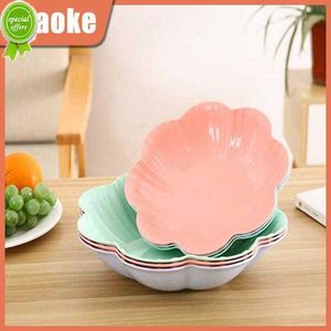 Nouvelle sélection multicolore belle forme plateau en plastique élégant et frais plaque de graines de Melon Pp matériel plateau à bonbons vaisselle