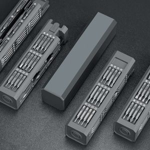 Nouveau tournevis magnétique multifonction 44 en 1, foret magnétique de précision, jeu de tournevis détachables, Mini boîte à outils