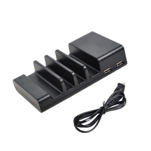 Nieuwe multi -poort USB -telefoonlader Holder Snellaad 4 Ports Station Dock Stand Hub Base voor telefoon/tafels/Watch/Power Bank Chargerfor Fast Laying Dock Stand