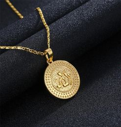 Nieuwe multi -stijl zonvorm Arabische vrouwen Goldcolor moslim islamitische god charme hanger ketting sieraden ramadan cadeau verjaardag4294793