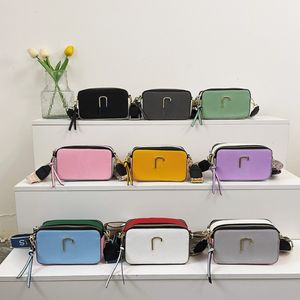 Nieuwe multicolor camerabag kleurblok all-matching mini schoudertas messenger tassen damestassen 252k