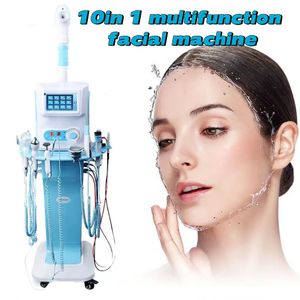 Nouvelle machine faciale à haute fréquence de peau de jet d'eau de microcourant multifonctionnel avec le visage noir décapant de peau serrant le salon de beauté