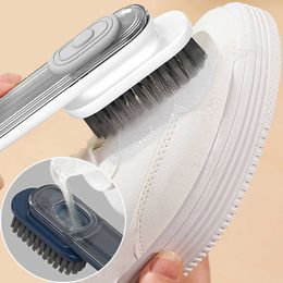 Nouvelle brosse à chaussures multifonctionnelle liquide automatique à poils doux brosses à vêtements brosse de nettoyage de blanchisserie domestique pour un usage quotidien