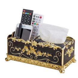 Nieuwe multifunctionele opbergdoos Tissue Box European Style Home Living Room eenvoudige salontafel Creative Restaurant Tissue Box