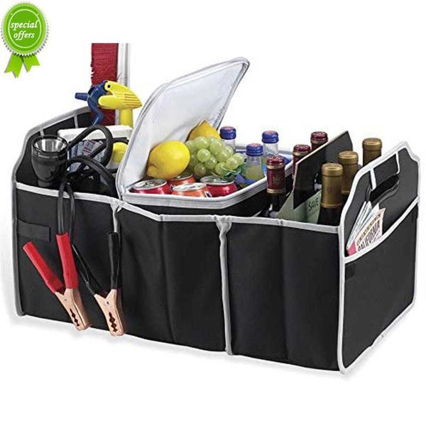 Nouveau organisateur de stockage de coffre de voiture pliable polyvalent sans couvercle sac de rangement de voiture Portable organisateur de coffre de voiture