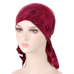 Nieuwe moslimvrouwen binnenkuper hijabs cap Arabische wrap head sjaal tulband motorkap klaar om hijab femme te dragen undercarf caps turbante
