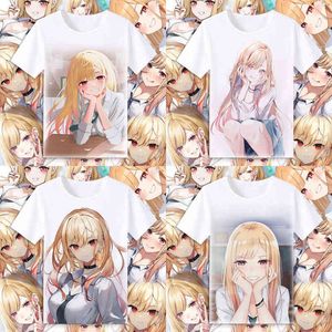 NIEUW MIJN DRAAD UP DARY 3D PRINT T-shirts Anime Sexy Girl Streetwear White Men Women O-Neck Oversized T-shirt Harajuku Tees Tops Y220606