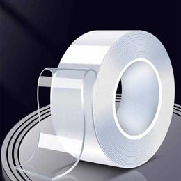 Waterdichte tape transparante dubbelzijdige nano herbruikbare huishoudelijke tape lijm geschikt voor porselein hout metaal plastic superlijm