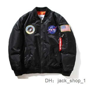 Nouvelle NASA Flight Pilot mens styliste vestes Bomber Ma1 Bomber Jacket coupe-vent broderie Baseball militaire Section veste pour hommes E43V