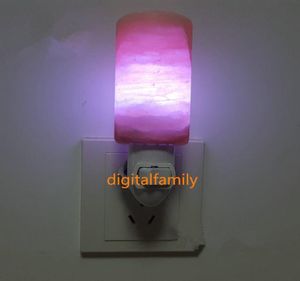 Nieuw natuurlijk Himalayazout Led-nachtlampje Decoratieve luchtreiniger Wandlampen Cilinderlicht Kwekerijlamp Natuurlijke kristallen lamp US2982143