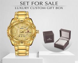 Nuevo Naviforce Brand Luxury Men Fashion Watches Men039s Reloj de cuarzo impermeable con el reloj masculino con caja para Relogio Masculino2831089161