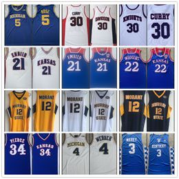 Nouveau Ncaa Basketball Ja Morant Jersey Stephen Curry Lamelo Ball Lillard Trae Young Zach Lavine Devin Booker Kevin Durant Luka Doncic