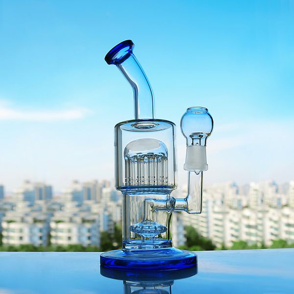 TORO Narguilés Nouveau Bong En Verre Épais Pipe À Eau Bras Arbre Perc Fumer Pipe En Verre Dab Rigs Bongs À Eau