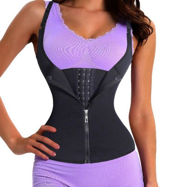 Nouveau néoprène Sauna gilet corps Shaper minceur taille formateur chaud Shaper été entraînement Shapewear réglable ceinture de sueur Corset DHL gratuit