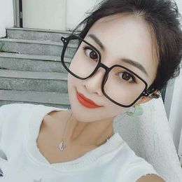 Nouveau net rouge personnalisé des lunettes anti-BLU RAY Version coréenne féminine tendance mince grand came