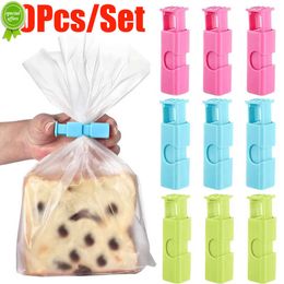 Nouveau nouveau 10 pièces pince de sac d'étanchéité Portable sac de stockage des aliments Clip réutilisable Snack joint sac Clips scellant pince maison cuisine stockage organisateur