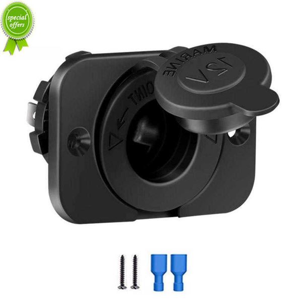 Nouveau nouveau 12V-24V chargeur de voiture adaptateur allume-cigare prise étanche prise de courant prise pour moto marine ATV