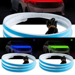 Nouvelle bande de LED 12V pour Hood Flexible Car Engine Cover Decoration Headlight Universal Auto Auto Day Turning Lights