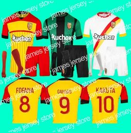 Neue neue 2022 RC Lens Fußballtrikots FOFANA GANAGO 2023 Home Away Kakuta Gradit Fortes Perez drittes Fußballtrikot Herren Kinder Kit