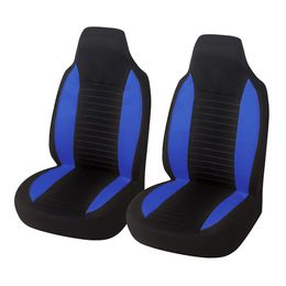 Nouveau nouveau 2024 2pcs Bucket Seat Covers Universal 100% respirant avec une éponge composite de 3 mm