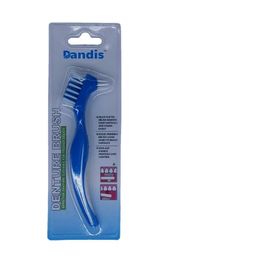 Nouveau nouveau brosse à dents dentaire 2024 Bristle double / doux pour les fausses dents Brosse Superbe Brosse à dents de prothèse de nettoyage total Double dur / doux Double