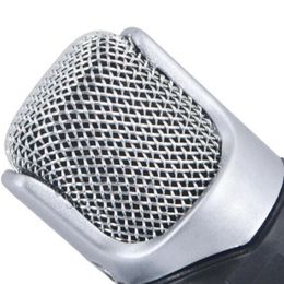 Nieuwe nieuwe 2024 High Performance 3,5 mm Jack Portable Mini Mic Digital Stereo Microfoon voor recorder mobiele telefoon Sing Song Karaoke- voor - voor