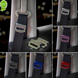 Nouveau nouveau 2 pièces universel voiture sécurité ceinture de sécurité boucle Clip ceinture de sécurité bouchon voiture ceinture de sécurité Clips de fixation Bling voiture Assessoires pour femme