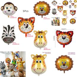 Nieuwe Nieuwe 5 Stuks Dier Kikker Vlinder Slak Bee Ballon Jungle Safari Kids Party Decoratie Baby Douche Kid 1St 2St Verjaardagslevering