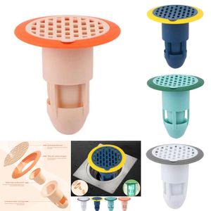 Nouveau Nouveau nouveau bain douche sol crépine couvercle bouchon piège Silicone Anti-odeur évier salle de bain filtre de vidange d'eau prévention des insectes déodorant