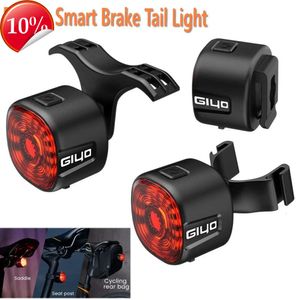 New New Bicycle Smart Brake Tail Light MTB Road Bike Auto Brake Sensing Light SB Rechargeable IPX6 Waterproof LED Warning Rear Lamp