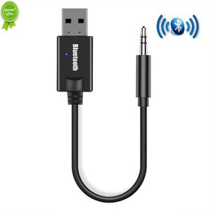 Nouveau Nouveau Récepteur Bluetooth Kit De Voiture Mini USB 3.5MM Jack AUX Audio Auto MP3 Musique Dongle Adaptateur pour Clavier Sans Fil Radio FM Haut-Parleur