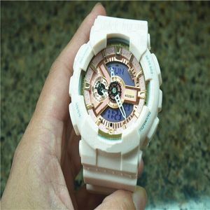 Nieuw nieuw merk heren polshorloge sport dual display gmt digitale led reloj hombre militaire horloge relogio masculino voor tieners272p