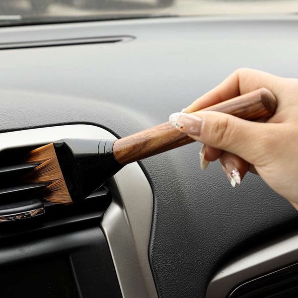 Nuevo nuevo cepillo de limpieza Herramientas de madera Interior Detalles de la salida de aire Desmontaje de polvo Interior Herramientas Clean Herramientas