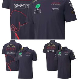 Nieuwe nieuwe F1 Formule 1 Team Summer Summer Short Sheeves Custom Racing Fan Plus Size snel droge ademende T -shirts 2022