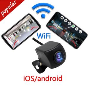 Nouveau nouveau HD 1080P Wifi vue arrière de voiture inversion sauvegarde Kit de caméra de surveillance de stationnement nuit caméra de voiture universelle caméra de recul 12V