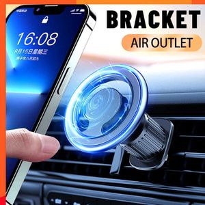 Nouveau nouveau support de téléphone de voiture magnétique 360 degrés support ajusté pour Magsafe IPhone12 IPhone13 IPhone14 support de voiture support d'aération