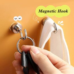 Multifunctionele magnetische houder Haak achter de deur Sleuteltas Handdoekhanger Haak Keuken Hardware Organisator Haak Masker Hanger Plank
