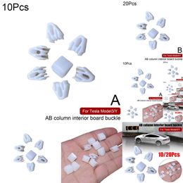 Nieuwe Nieuwe Nieuwe 10/20 Stuks Voor Tesla Y Model 3 Middenconsole Navigatie Instaplijsten Trim Panel vaste Plastic Gesp Clip 10/20 Stuks V6o0