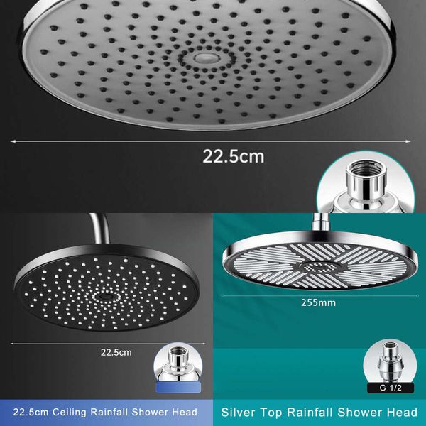 Nuevo nuevo nuevo cabezal de lluvia de 10 pulgadas Top Head ajustable a alta presión Agua de agua ACCESORIA DEL BAÑO INNOVACIONES