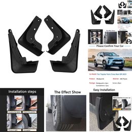 Nieuwe Nieuwe Nieuwe 4 Stuks Spatbord Voor Toyota Yaris Cross Non Gr 2023 Anti-Vuile Spatlappen Guard Wiel voor Achter Splash Flap Auto Accessoires