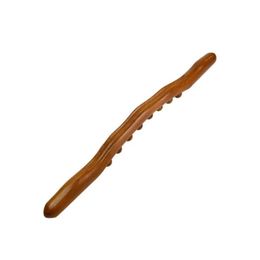 Nieuwe nieuwe nieuwe 8 kralen Gua Sha Sha Massage Stick Coole Wood Back Body Meridian Scrapping Therapy Spus Muscle ontspannende acupunctuur Massager voor