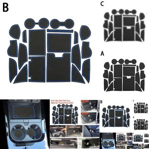 Nieuw Nieuw Nieuw Voor Toyota Prius 60 Serie 2023 + Antislip Autopoort Mat Groef Antisliprubber Pad Coaster Slot Interieur Auto-accessoires H0p5