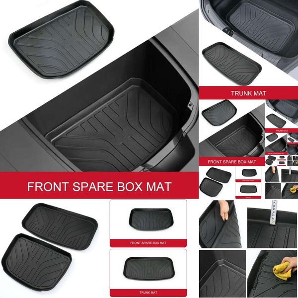 Nouveau Nouveau nouveau avant arrière boîte de rangement pour Byd Seal Ev 2023 étanche Pad Cargo Liner coffre plateau tapis de sol voiture accessoires